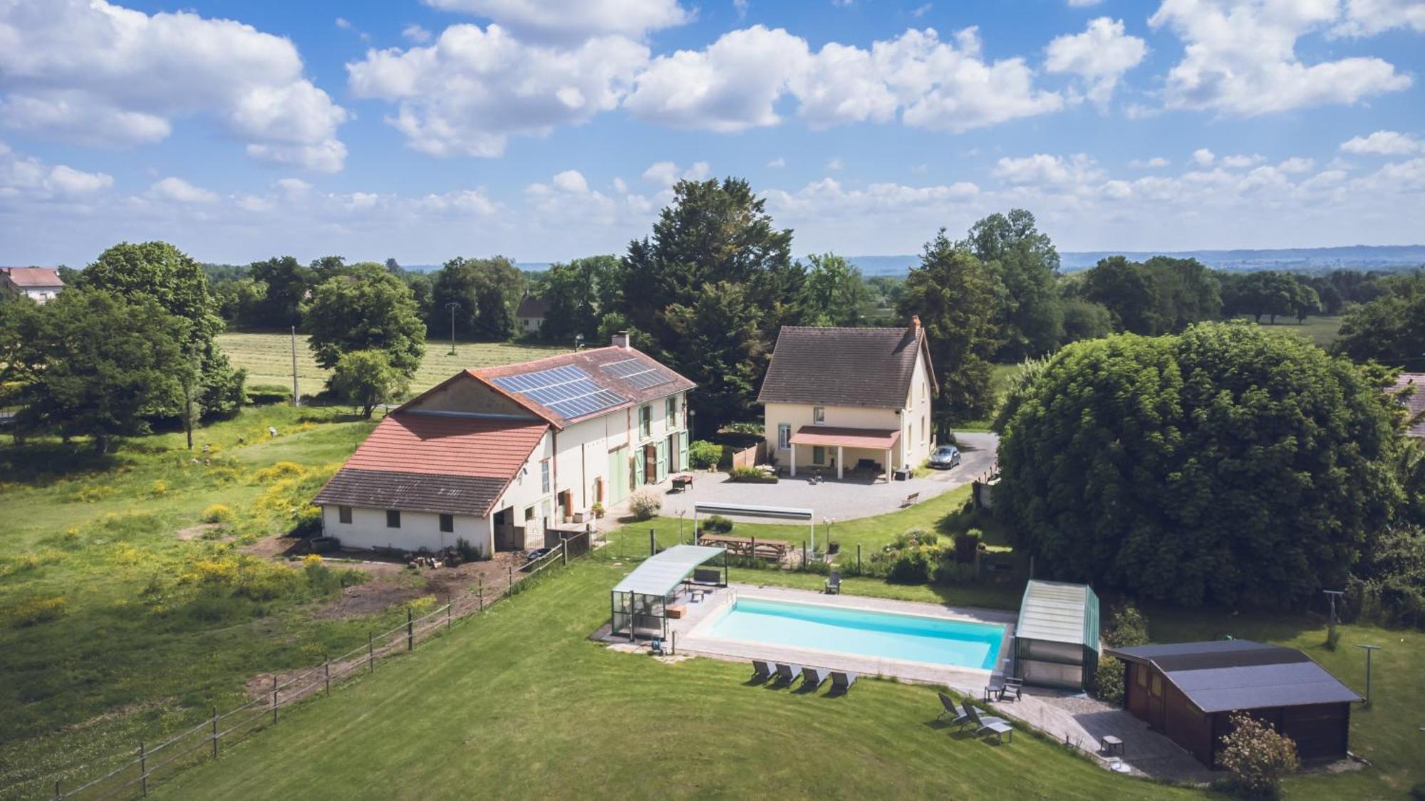 Bed and Breakfast Les Malvaux Huriel Exterior foto